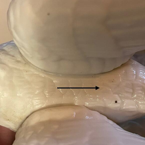 Vintage Gorham Porcelain White Doves Music Box "Love Story" - Picture 6 of 6